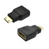 Адаптер Mini HDMI на стандартный HDMI Female для планшетов, камер и проекторов