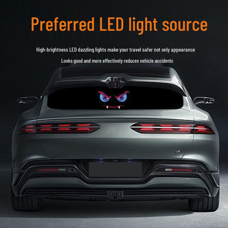 Автомобильная светодиодная фара «Глаз демона-вампира»: Персонализированная декоративная сигнальная лампа