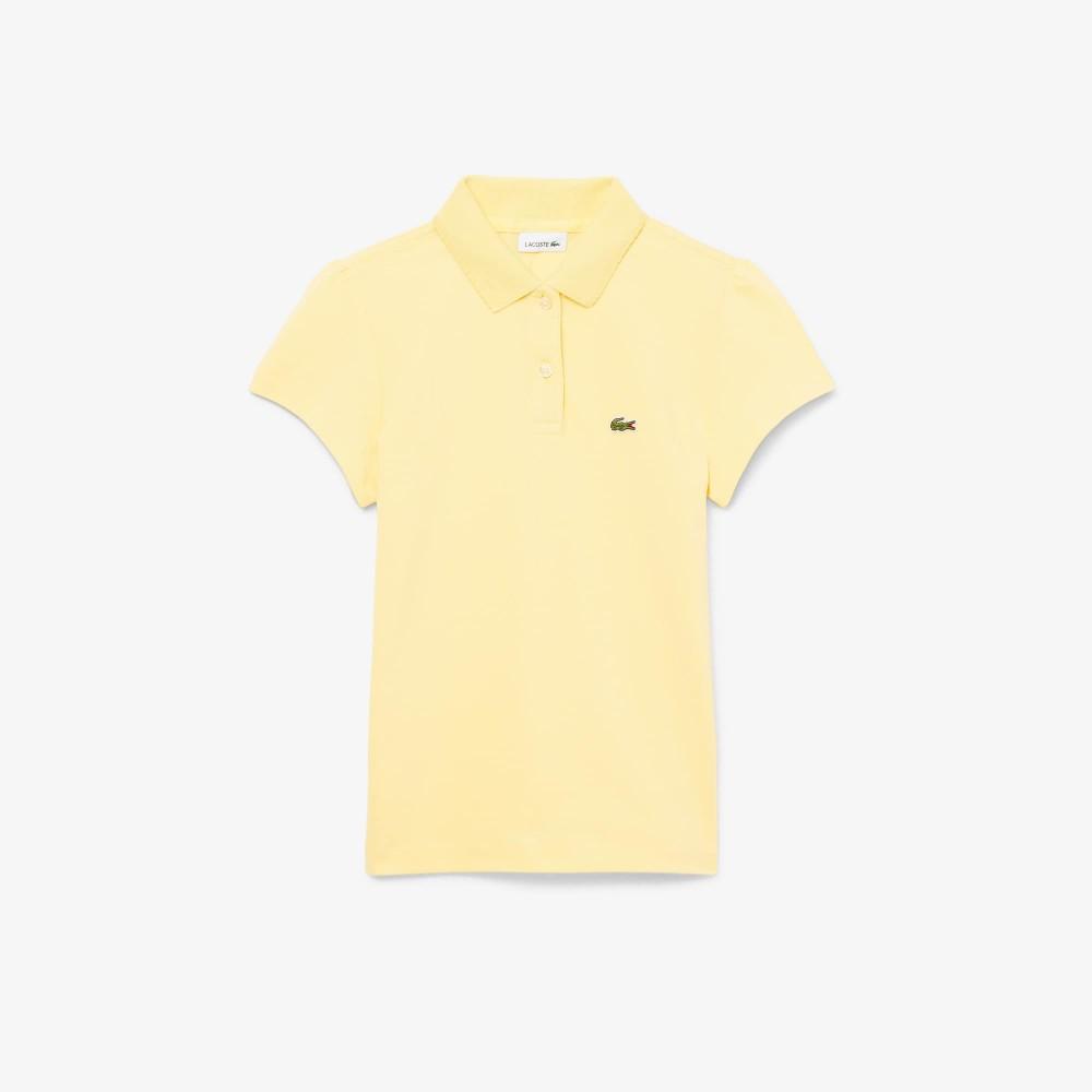 [lacoste] Kids' Piqué Puff Sleeve Polo Shirt