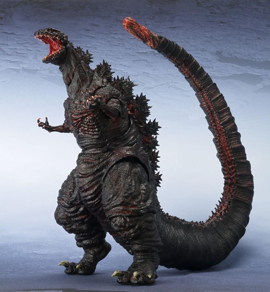 TAMASHII NATIONS Monster Arts Shin Godzilla Годзилла 180 мм ПВХ окрашенная подвижная фигурка SH. (2016) Прибл.