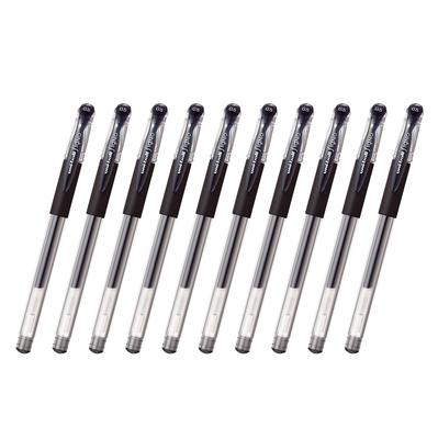 Mitsubishi Pencil Гелевая шариковая ручка Signo Черный Набор из 10 штук Uni-ball 0,5 мм UM15105.24X10