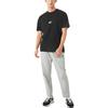 New Balance Футболки Мужские Черные С Круглым Вырезом Умеренный Прямой Крой AMT23514-BK