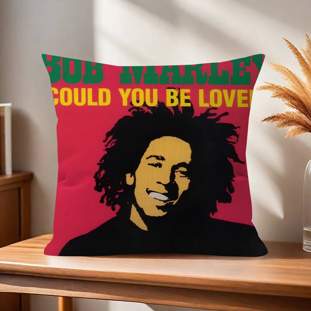 Office Cushion Pillowcase Car Cushion CoverXCM Lumbar Pillowcase Sofa Pillowcover Classic BobS Marley TThe Wailers