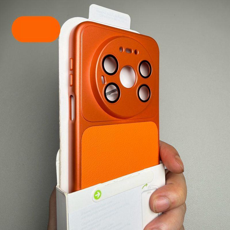 Чехол для Xiaomi 17 Ultra Чехол для Xiaomi 15 Ultra Обложка Mi 14 Ultra mi 13 Ultra Кожаный Роскошный Чехол для Линз Защитный Матовый Кожаный Задняя Крышка