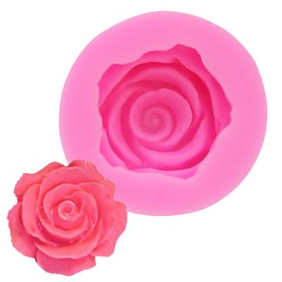 Форма цветка розы силиконовая DIY 3D форма для торта помадка мыло кекс конфеты шоколад желе украшения инструменты для выпечки формы