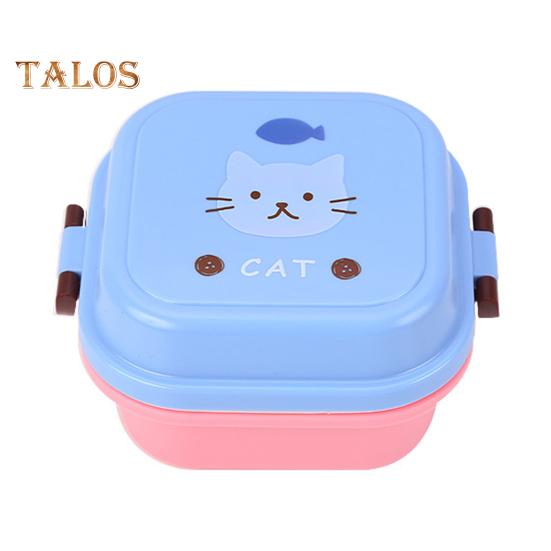 Контейнер для обеда, многофункциональный многоразовый экологически чистый детский контейнер для закусок, фруктов, еды, ланч-бокс для школы