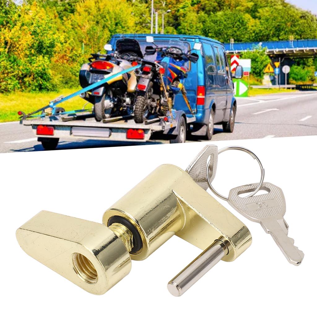 Trailer Tongue Coupler Lock Heavy Duty Anti Theft Versatile Coupler Lock for RVS Trucks Toolbox