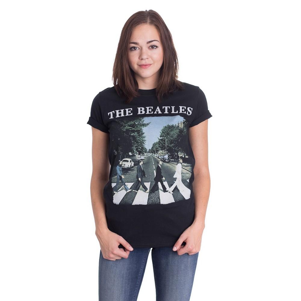 The Beatles Womens/Ladies Abbey Road Logo T-Shirt
