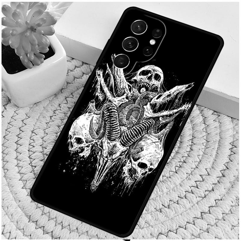Готический Сатанинский Чехол для Телефона с Бафометом для Samsung Galaxy note 10 pro S26 Ultra S23 S24 FE S25 S21 S22 PLUS ударопрочный Чехол