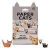 DIY Origami Animal Kit Cute Paper Kitten Origami Set 3D Dog Cat Dinosaur Paper Craft Kit for Teens Adults Stress-Relief Desktop Decoration