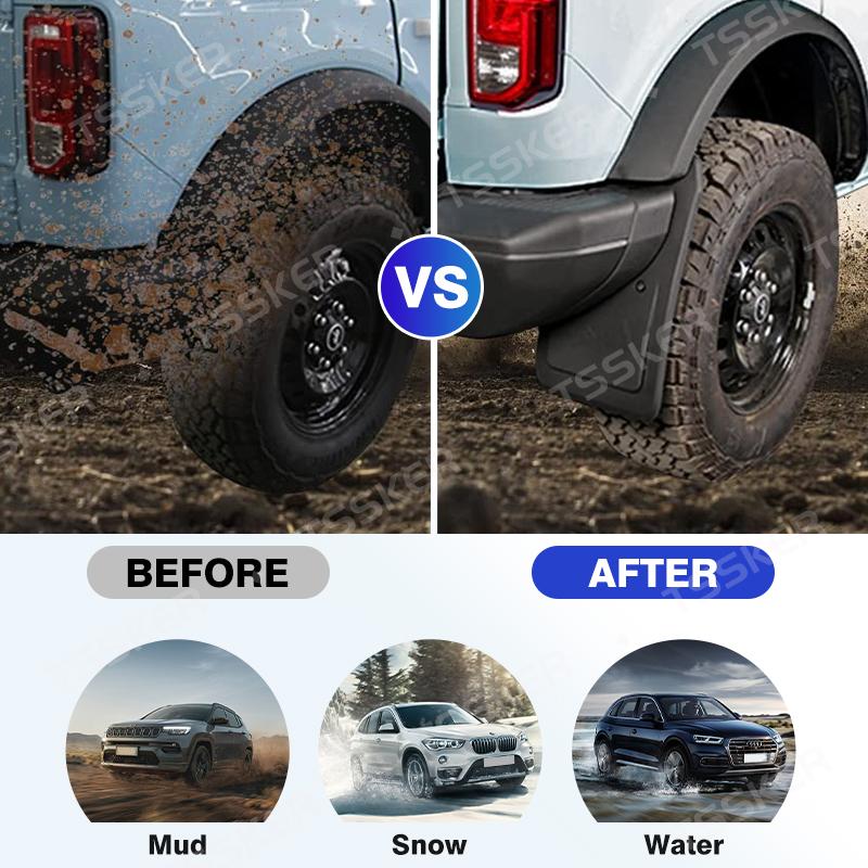 Автомобильные брызговики для Ford Bronco Sport 2022-2023, брызговики, брызговики