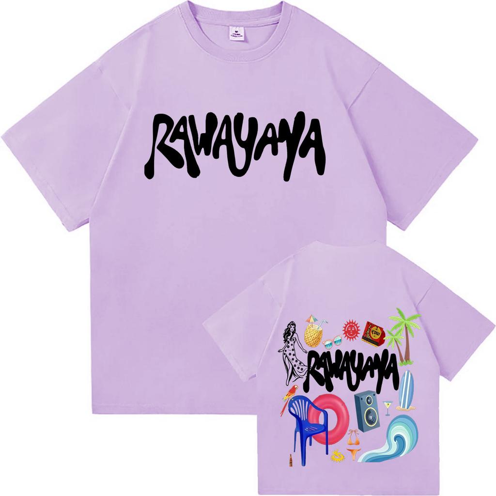 Rawayana Donde Es El After Album Y2K T Shirt Unisexs Clothing High Street Tee Shirts Fashion Cotton Tee Shirt Streetwear Teenagers