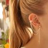 Ear Clip Fashion Earring Ear Cuff Trendy Clip Cuff Clip Stud Earring Tassel Earring For Women