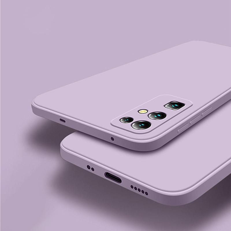 Новый цветной жидкий силиконовый чехол для Samsung Galaxy A72 A52 A32 A22 A71 A51 A70 A21S A50 A30S A13 A73 A53 A23, чехол из мягкого ТПУ