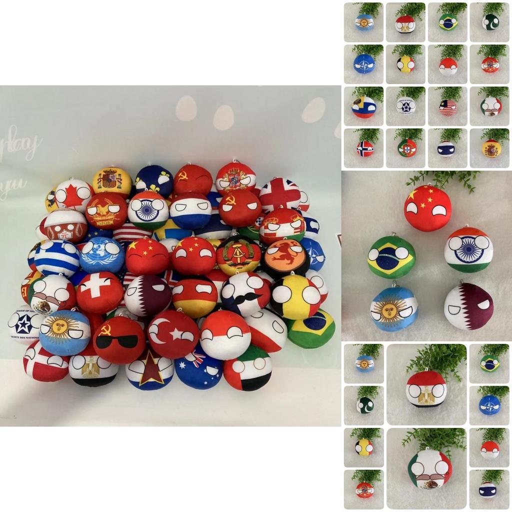 Пушистый кристальный супермягкий плюшевый брелок с флагом Аргентины, оптом 10 см