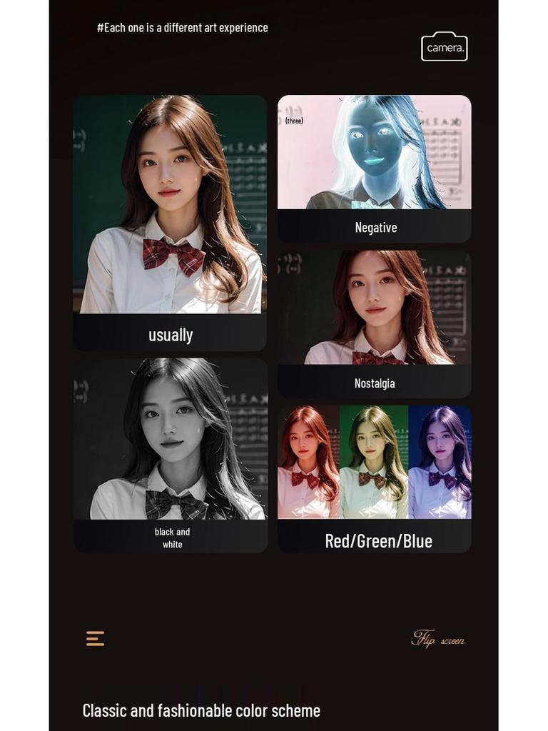 5K HD Flip Screen Mirrorless Camera for Students and Vloggers