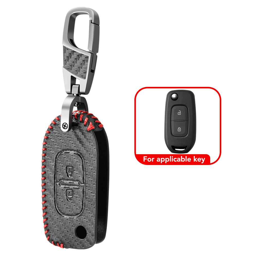 Для Renault Kadjar Captur Megane Sandero Stepway Logan Clio 5 Arkana 2020 2021 чехол для выкидного ключа автомобиля защитный чехол для ключа