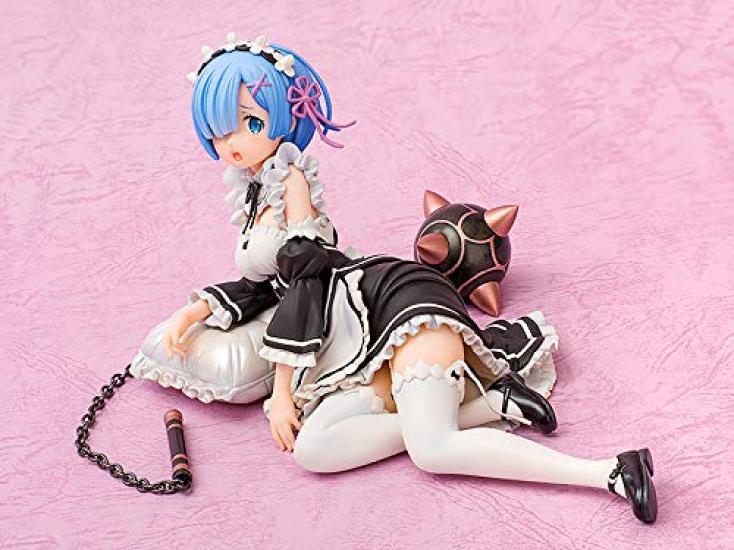 Chara-ani Re:ZERO -Начало жизни в другом мире- Рем 17 Масштабная окрашенная готовая фигурка из АБС-пластика, ПВХ и металла