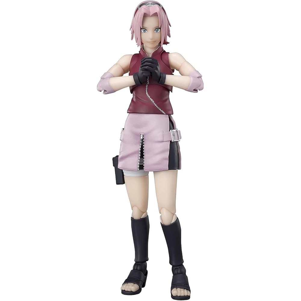 НАРОДЫ ТАМАШИИ SH. Фигурка Наруто Ураганные Хроники Сакура Харуно Figuarts 135 мм ABS ПВХ Окрашенная Подвижная Фигурка