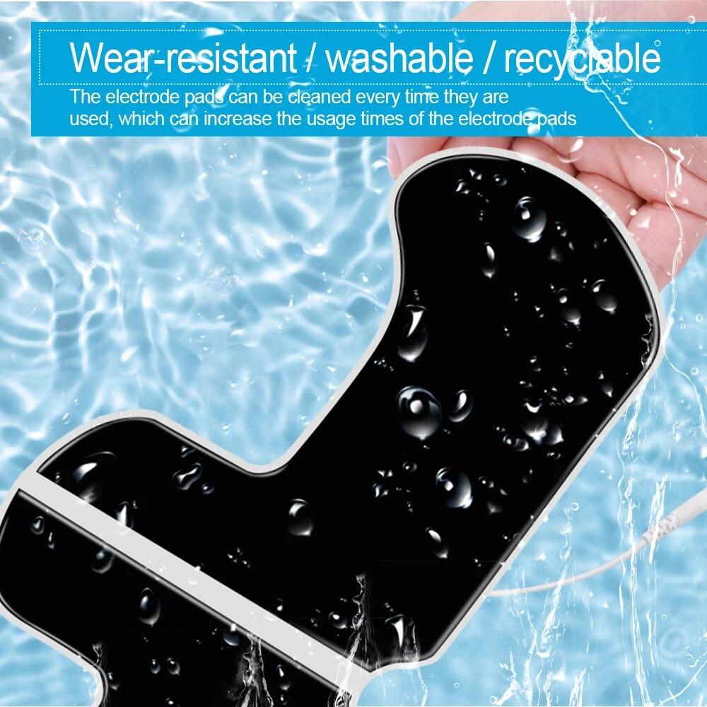 1Pcs EMS Electrode Pads 2 Mm Plug 34x13cm for Shoulder Acupuncture Muscle Stimulator Massager TENS Physiotherapy Pad Health Care