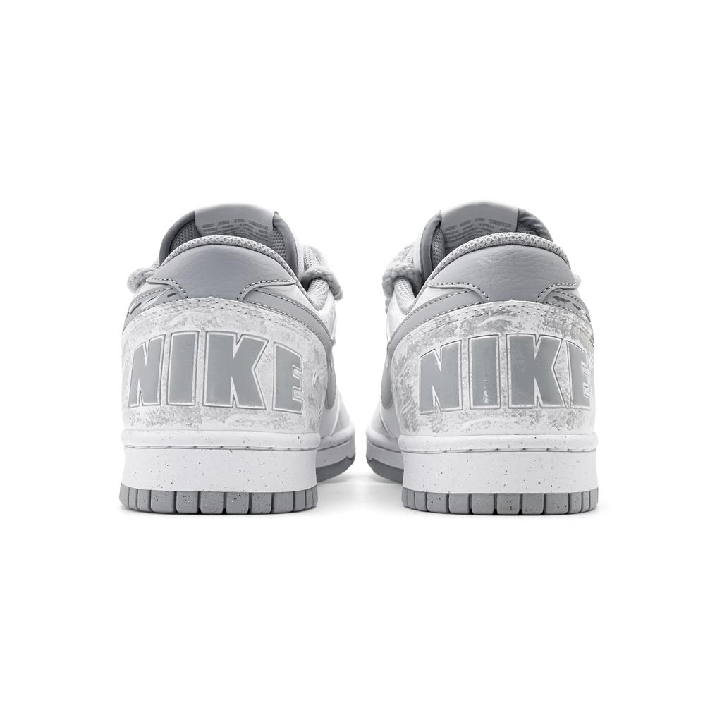 Nike Большие Износостойкие Дышащие Износостойкие Дышащие Низкие Кеды для Скейтборда Мужские Дымчато-серые 355152-106(Команда1577-)