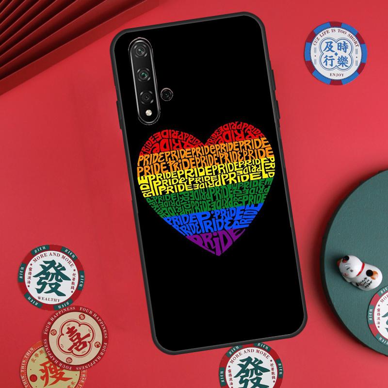 Gay Lesbian Lgbt Rainbow Pride For Huawei Nova Y60 Y70 Y90 Y72 Y73 Y61 Y91 7i 8i 11i 12i 12s 9 10 SE P20 P30 P40 Lite Case