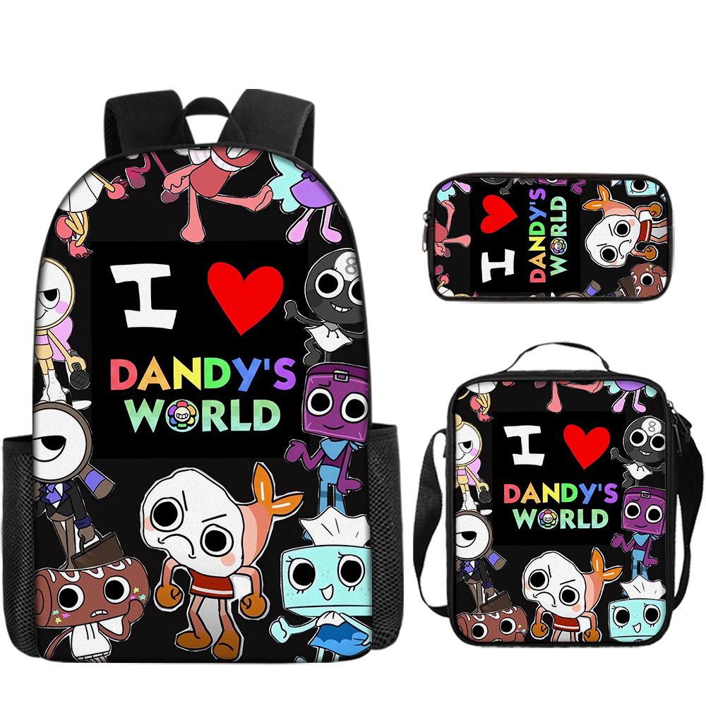 Школьный Сезон Рюкзак Dandy'S World Рюкзак Студенческая Школьная Сумка Сумка Через Плечо Пенал