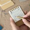 2025 Mini Desk Calendar Standing Flip Desktop Calendar Daily Scheduler for Planning Organizing Home School Office Table Decoration