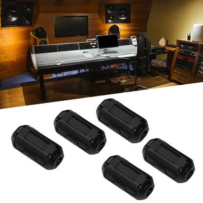 5 шт. 3,5/5/7/9/13 мм тороидальный сердечник ферритовый зажим дроссель EMI RFI шумовой фильтр зажим для USB/видео кабеля шнур питания