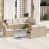 VidaXL Garden Lounge Set with Cushions 8 Pcs, Patio Sofas, Patio Furniture Set, Outdoor Furniture, Beige 3220437