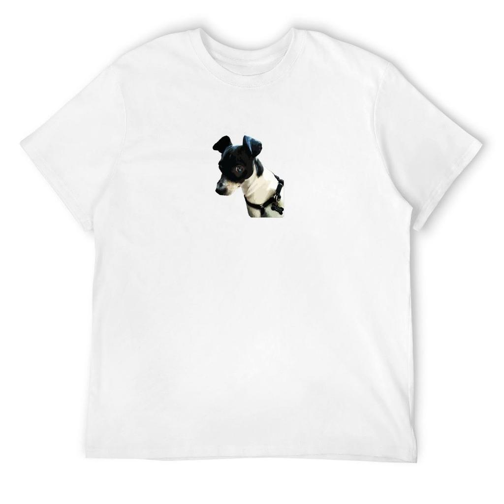 Футболка Carl the Rat Terrier свитшот на заказ создай свою приталенную футболку для мужчин