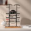 Original Design Jewelry Rack Black 6-layer Large Adjustable Jewelry Display Rack Ring Necklace Earring Rack