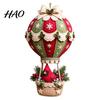 Holiday Handmade Gift Sets DIY Christmas Hot Air Balloon Hanging Ornament Kit, 3D Fabric Craft Festive Home Decor Ornaments Project with Santa