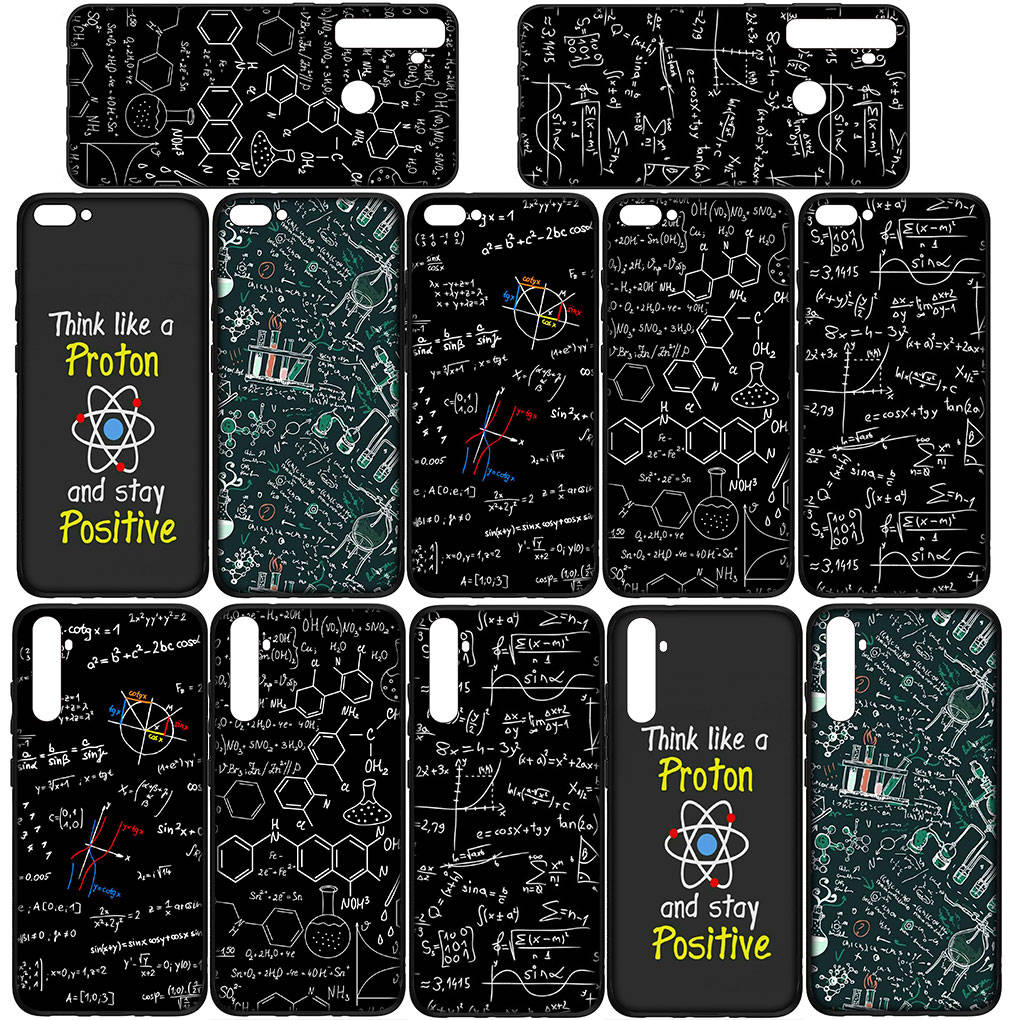 Для iPhone 16 15 Xiaomi Redmi Note 14 13 12 11 Pro Max X 8 16e Samsung Galaxy S25 S24 S23 Moto OPPO Huawei Maths Chemical Equation Formula Phone Case