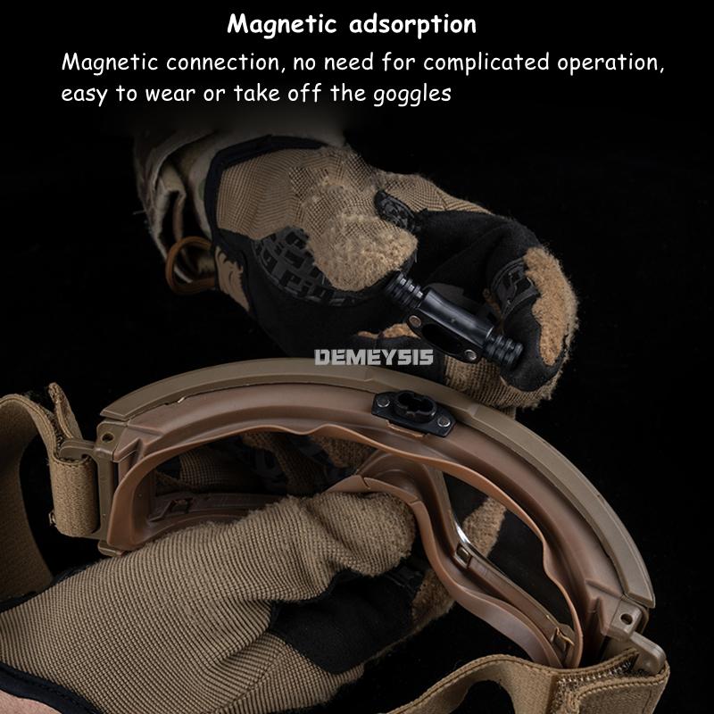 Tactical Goggles Anti Fog Air Defog Defogging Fan Anti-fog Kit Airsoft Shooting Motocross Mountaineering Protection Glasses2