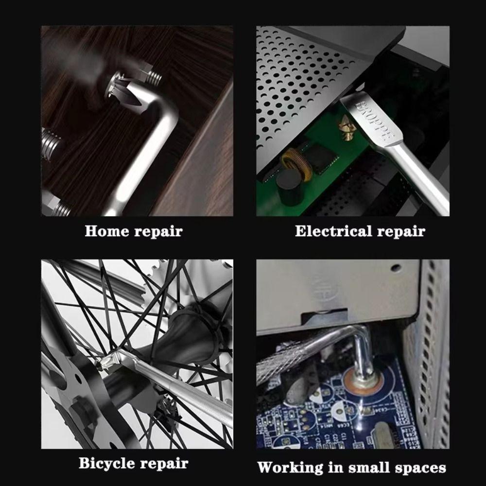 Magnetic Multipurpose Screwdriver Angled Crosses 90 Degree Screwdriver Short Screwdriver