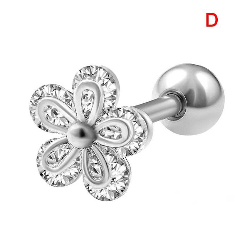 Пирсинг Шарик Круглый Ухо Сережка Ушной Хрящ Козелок Улитка Пирсинг Раковины