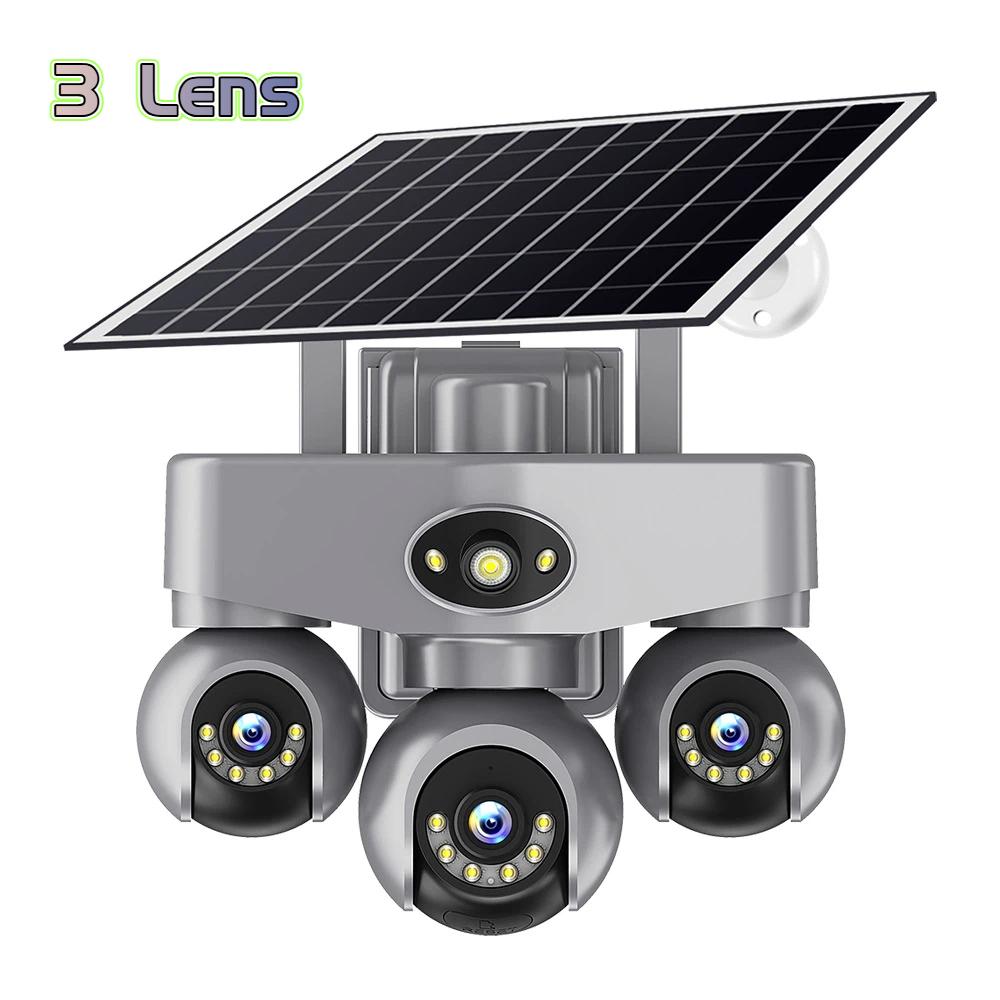 AOV Solar PTZ Camera – 4G/WiFi, 3-Lens/3-Screen, 4-Lens/4-Screen & 5-Lens/4-Screen Options Available