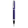 Stylo Plume - WATERMAN - Exception - Noir - Plaqué Argent - Plume Fine 18K