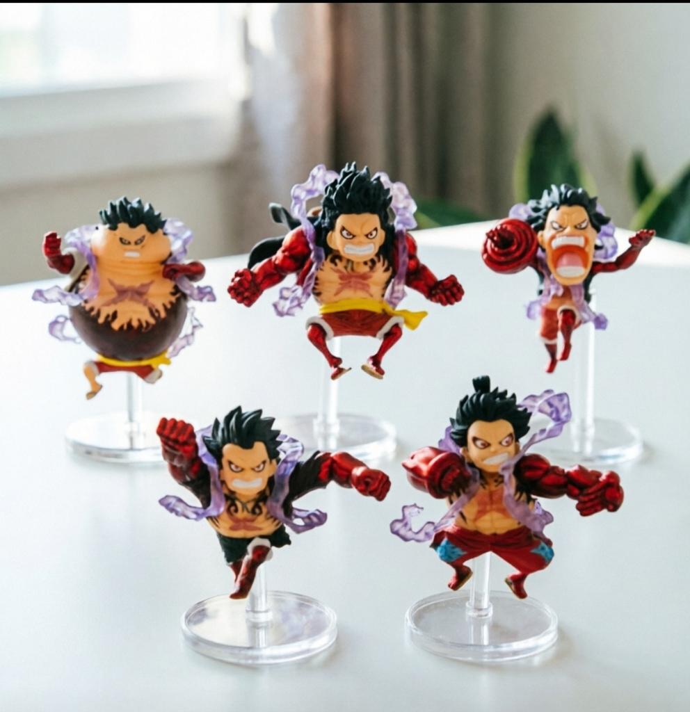 Фигурка Луффи Gear 4 из One Piece Обезьяна Д.. ПВХ Фигурка Действия Луффи Аниме Модель Игрушка Декор для Рабочего Стола Коллекция Подарок для Фанатов