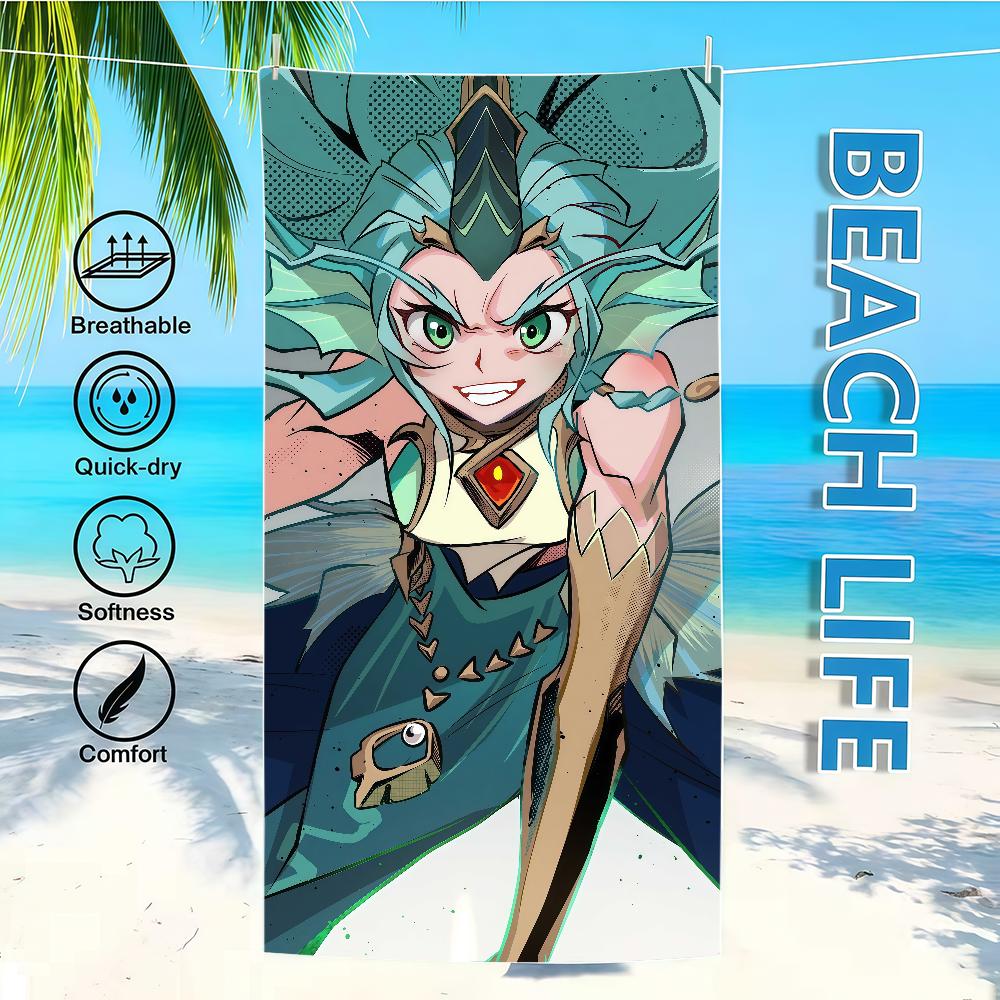 Полотенце Текстиль M-Mobile L-Legends Kalea Халат Bang Пляж Быстросохнущий Bang Легкий Портативный Кемпинг Бассейн Путешествие