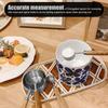 Stainless Steel Measuring Cups and Spoons Set: Wood Handles Premium Stainless Steel Kitchen Baking Silver Set for Home Chefs and Cooking Enthusiasts