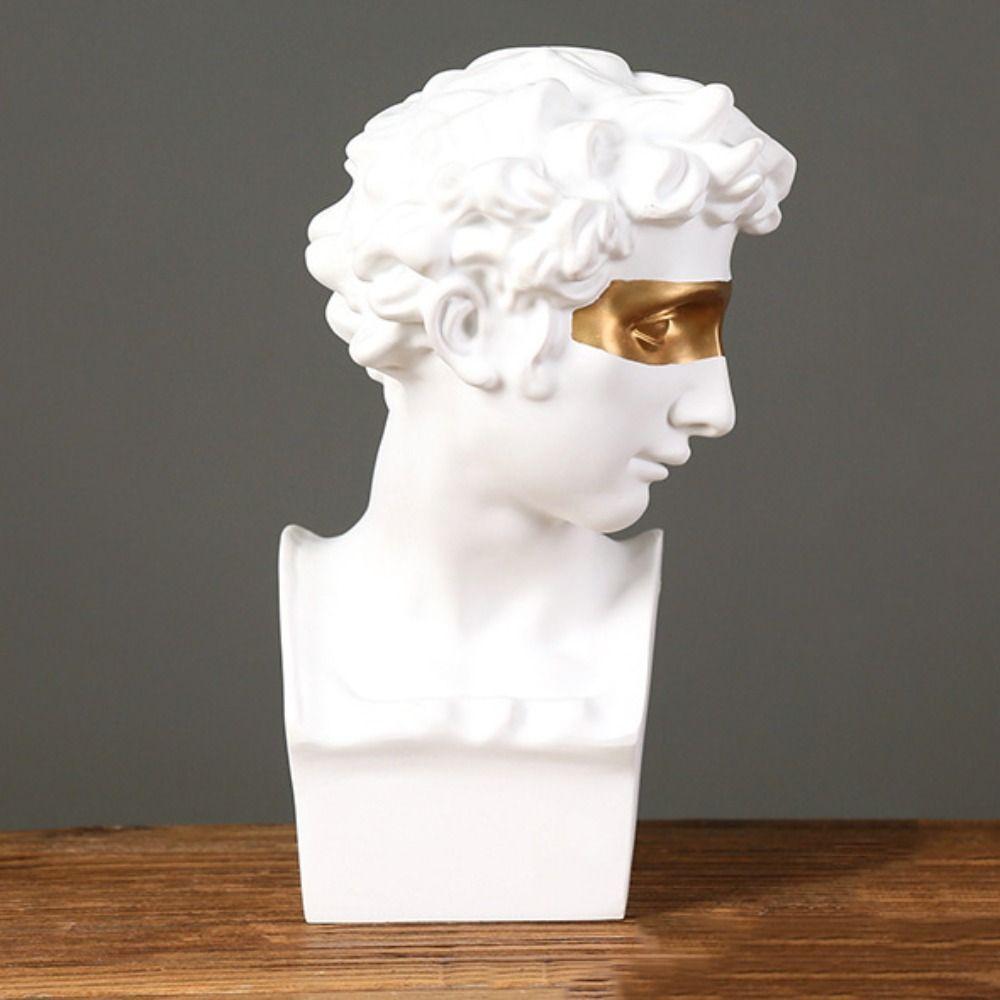 Декор Художественные принадлежности Гипсовые портреты Бюст Давида Статуя Фигурка из греческой мифологии Скульптура персонажа