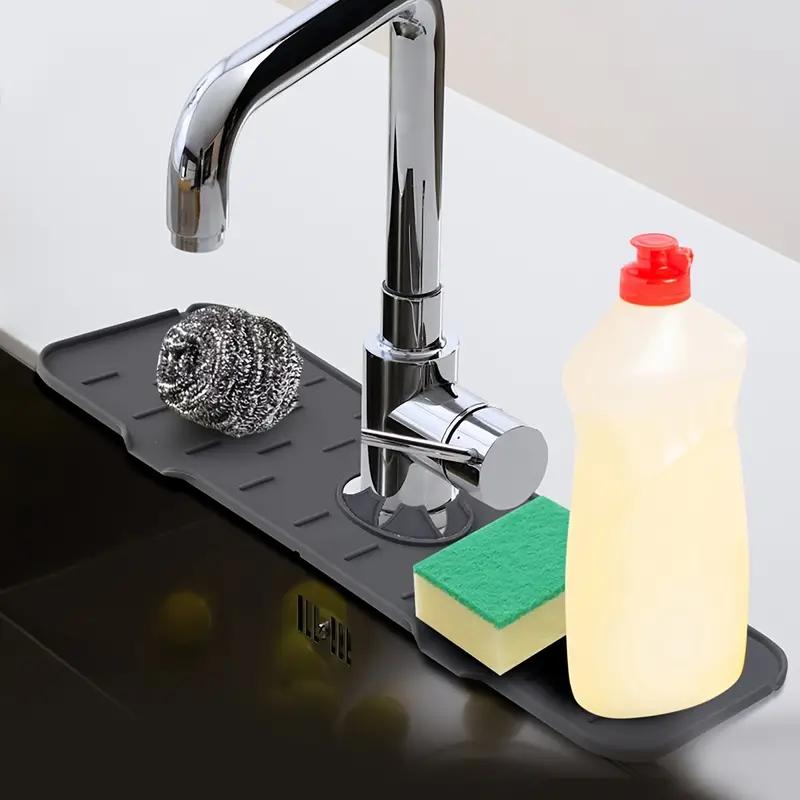 Впитывающий коврик для крана, силиконовый коврик для кухонной раковины, брызговик, сливная подушка, коврики для сбора брызг воды, коврики для защиты столешницы, гаджеты