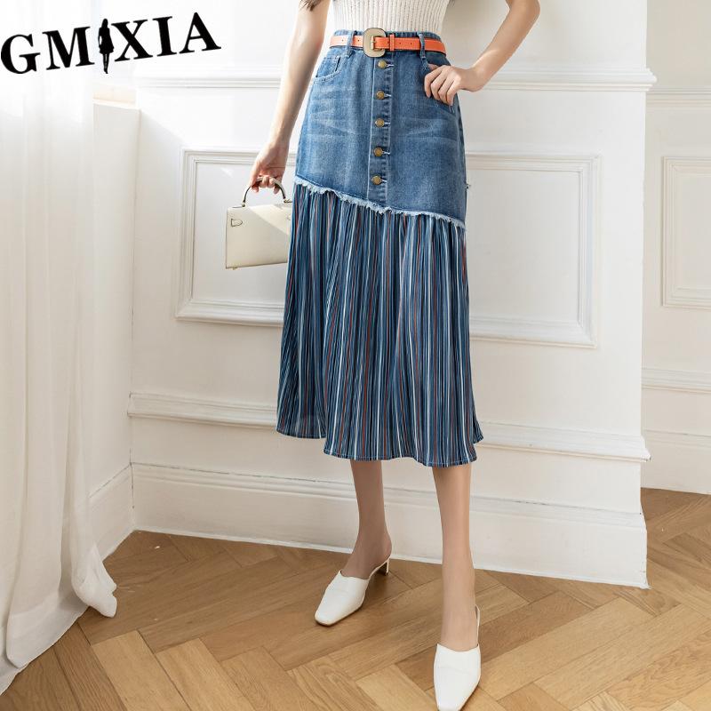 GMXIA Women's Fashion Casual Summer Spring Leisure Skirt