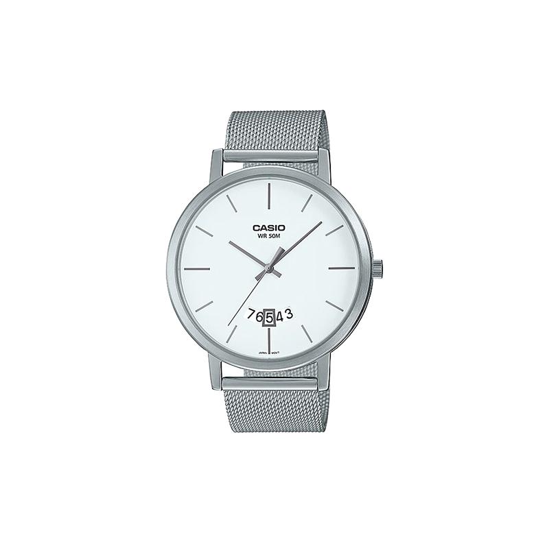 Casio CLASSIC series серия с классическим циферблатом отображение даты большой циферблат кварцевый механизм стальной ремешок Японские и корейские часы MTP-B100M-7EVDF