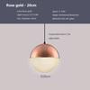 Modern LED Pendant Light Minimalist Spherical Glass Hanging Lamps For Living Rooms Study Bedroom Cafe Banquet Hall Illuminating