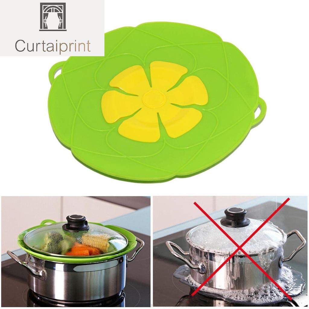 Крышка пробки для разлива Силиконовая крышка для защиты от кипения предотвращает появление кастрюли Кухонный инструмент
