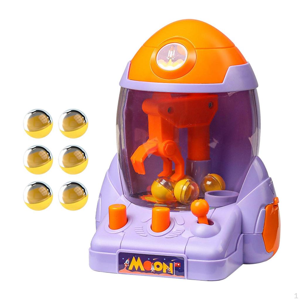 Claw Machine Table Game Hand Crank Grab Doll Toy Challenge Exciting Easy To Play Prize Dispenser