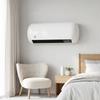 Wall Fan Heater 2000W Ceramic Wall Heater with Fan, 2 Power Levels, LED Display, Thermostat, White